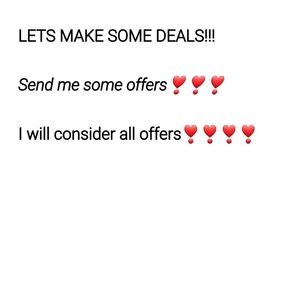 Willing to accept offers on items in my closet!!